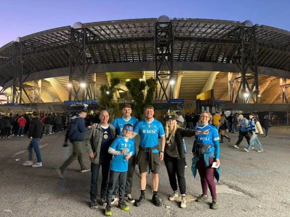 SSC Napoli football match with local in Naples