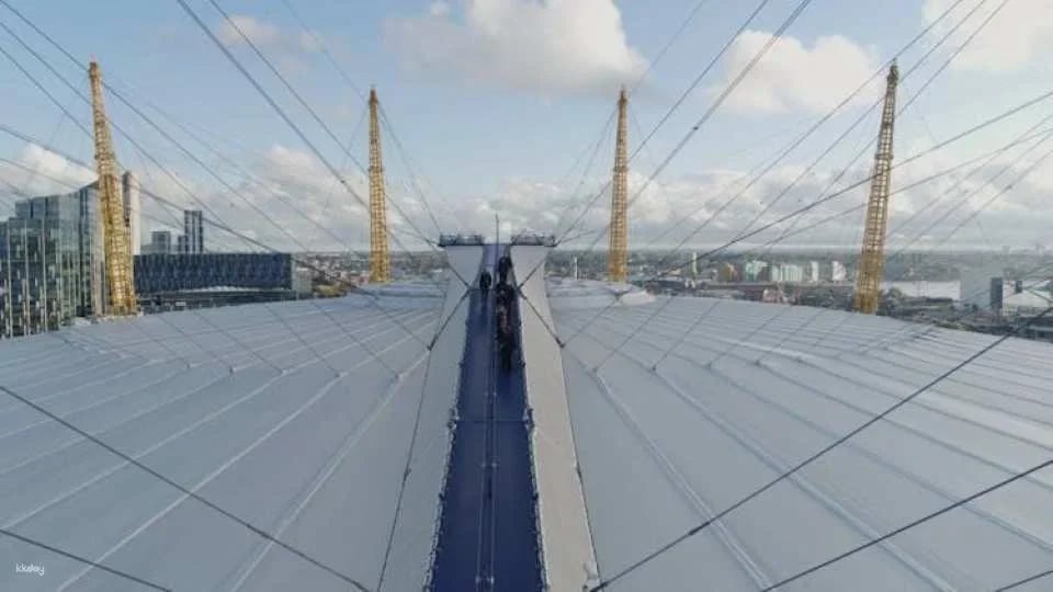 Up at The O2 daylight climb