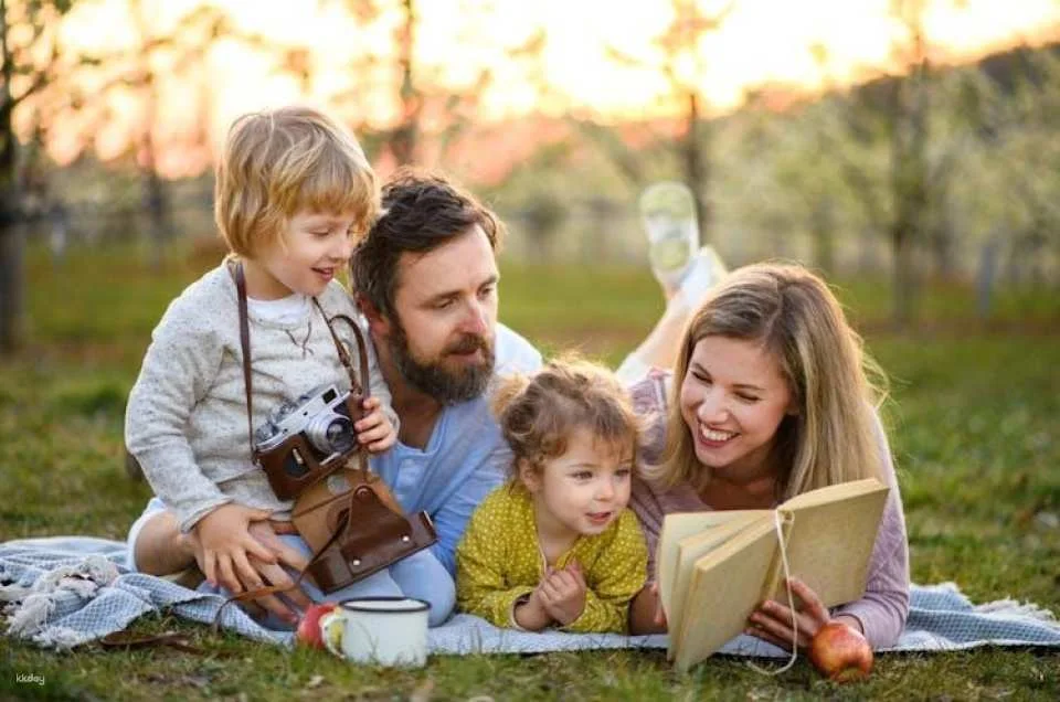 Private family walking tour in Frankfurt