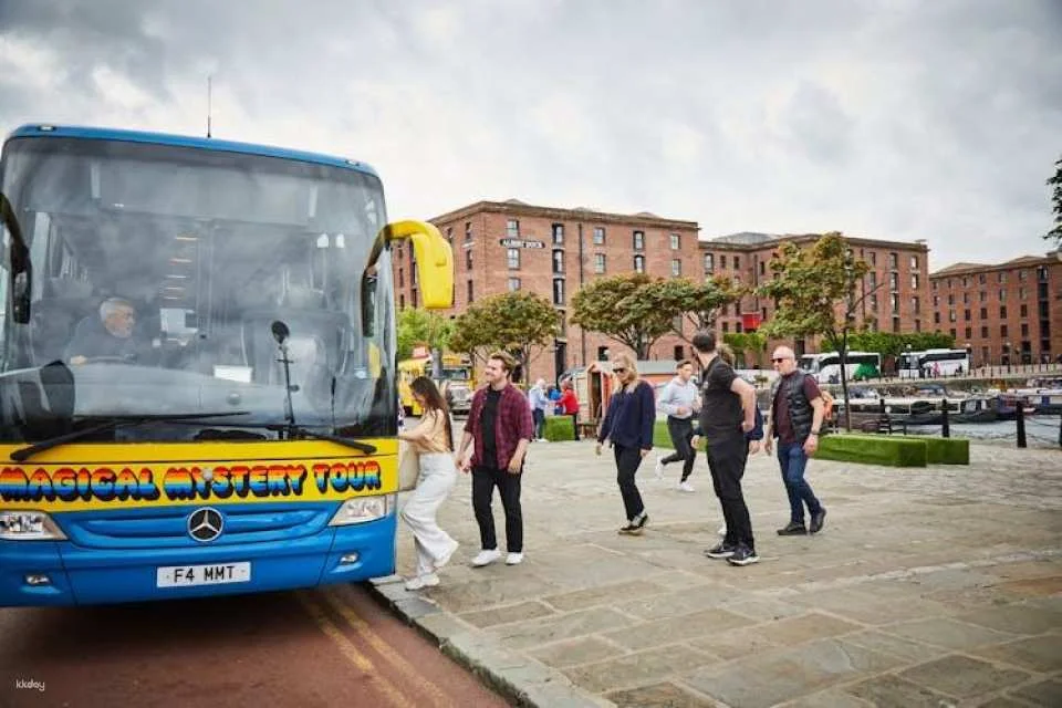 Magical Mystery bus tour of Beatles landmarks in Liverpool