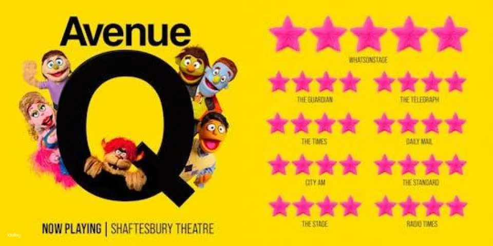Avenue Q the musical in London admission ticket