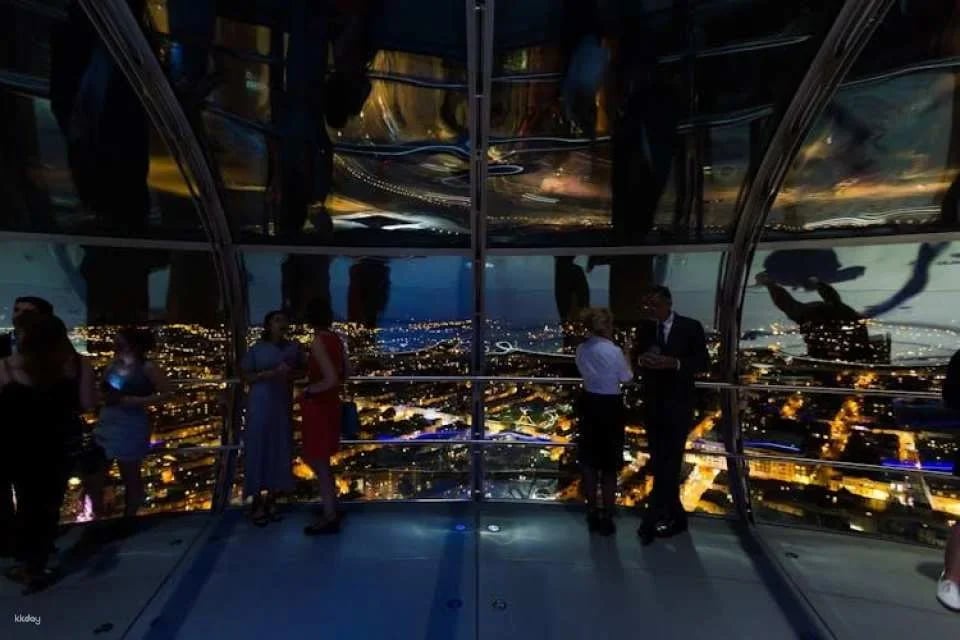 Brighton i360 city lights flight with welcome drink