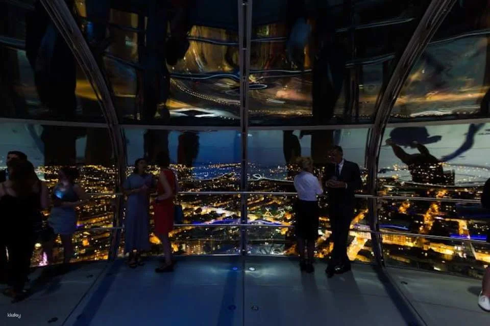 Brighton i360 city lights flight with welcome drink