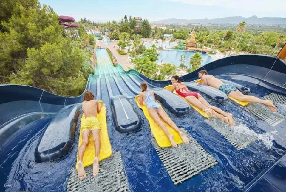 Caribe Aquatic Park by day and PortAventura Park by night 1-day combo