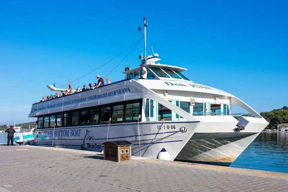 Mahon Harbour glass-bottom boat tour