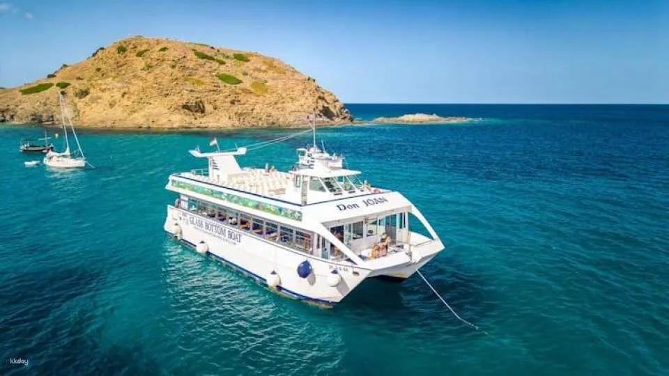 Mahon Harbour glass-bottom boat tour