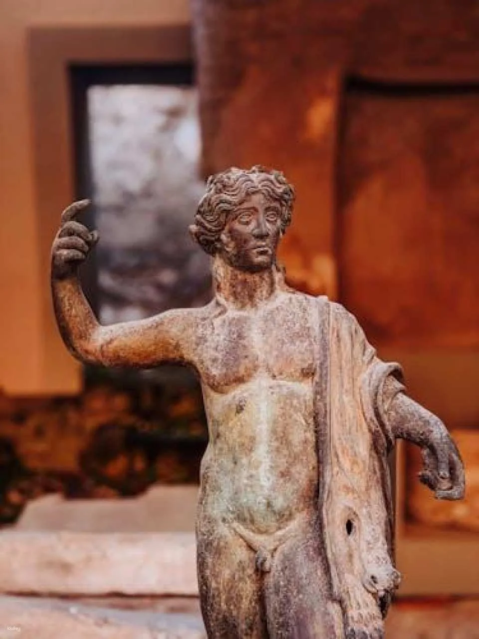 Herculaneum archaeological site access with audio guide