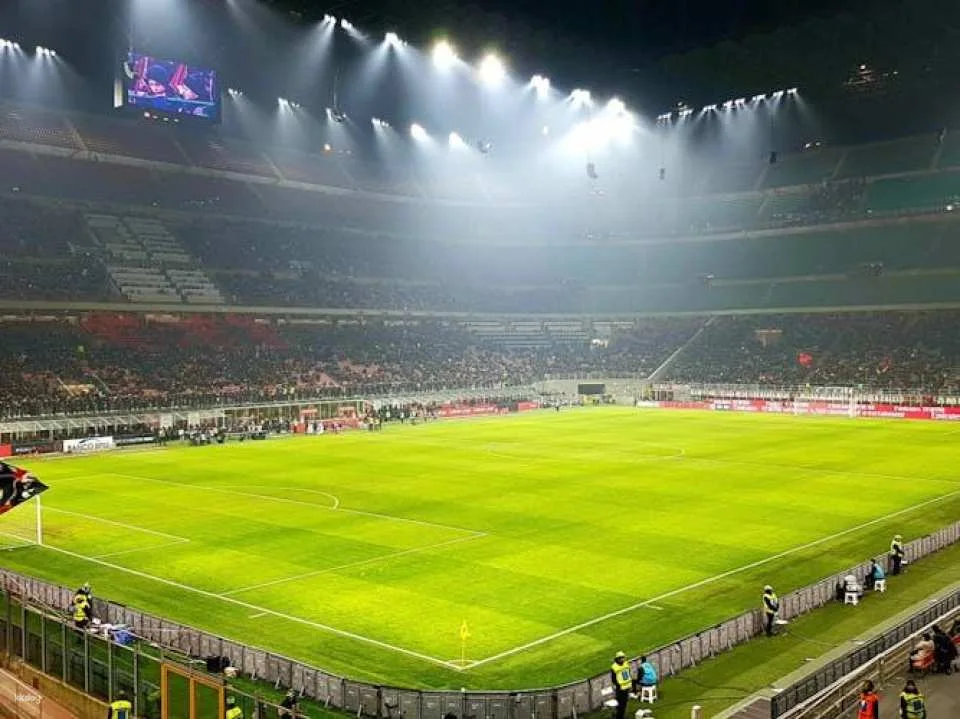 AC Milan football game at San Siro