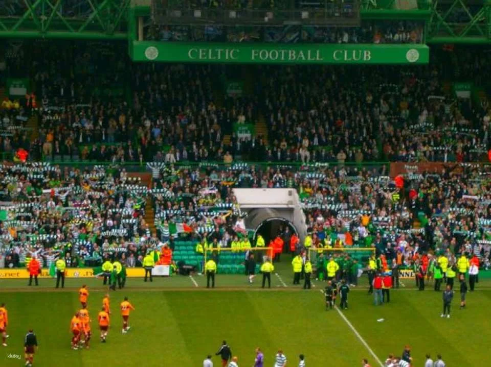 Celtic FC football game at Celtic Park