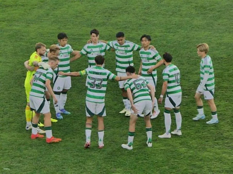 Celtic FC football game at Celtic Park