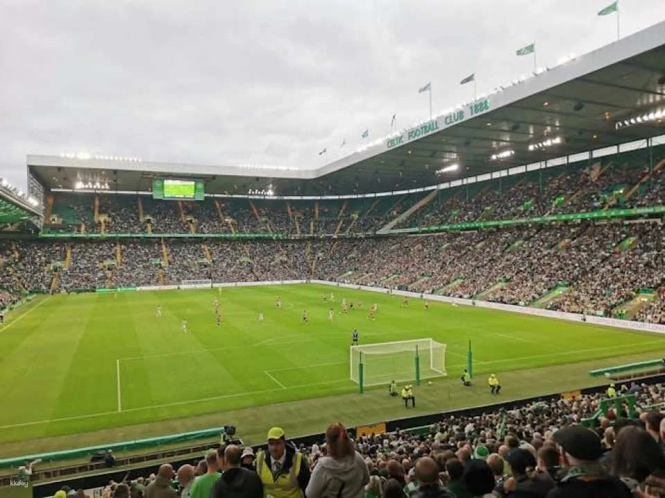 Celtic FC football game at Celtic Park