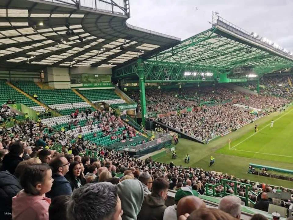 Celtic FC football game at Celtic Park