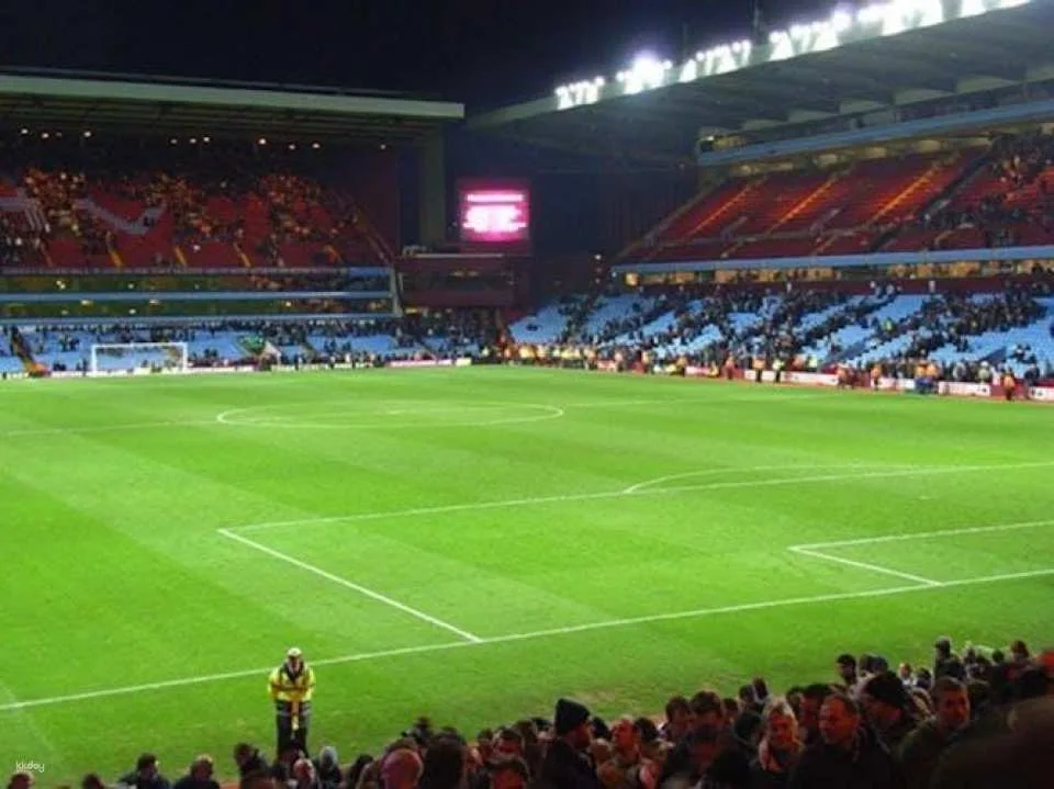 Aston Villa football game at Villa Park