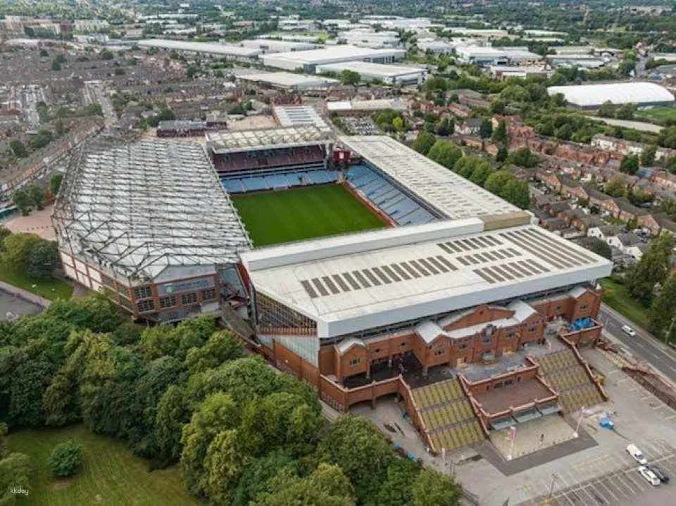 Aston Villa football game at Villa Park