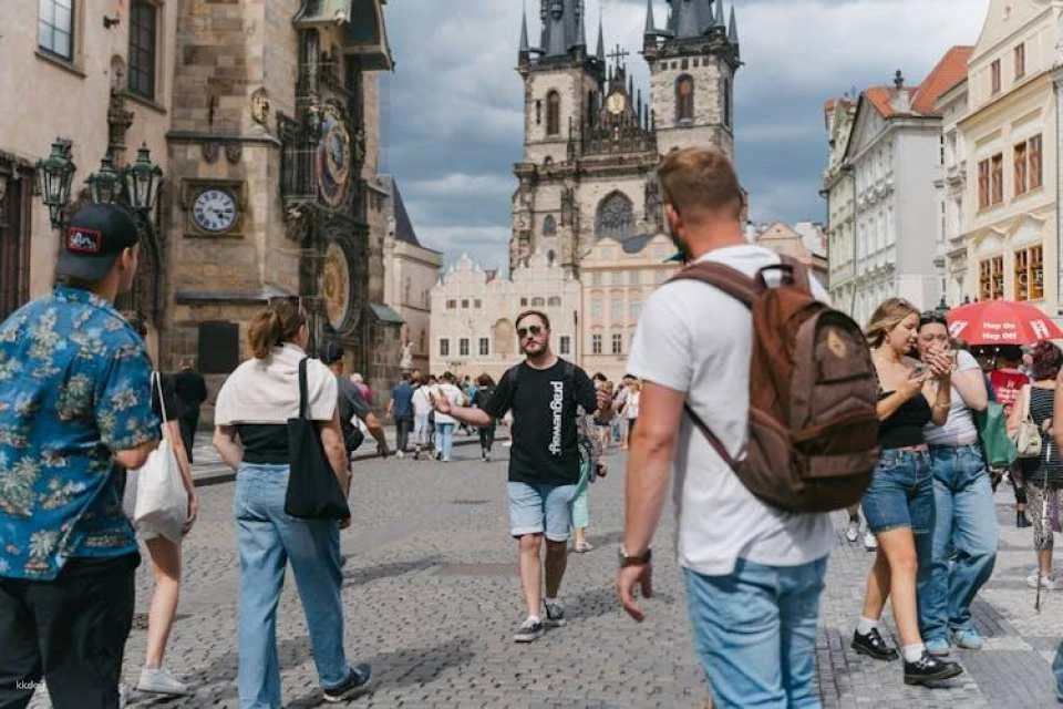 Prague's Old Town, astronomical clock and underground guided tour