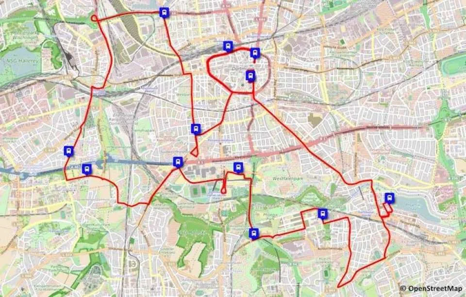 24-hour Dortmund hop-on hop-off bus tour