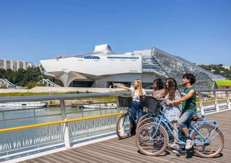 3-hour city highlights bike tour in Lyon