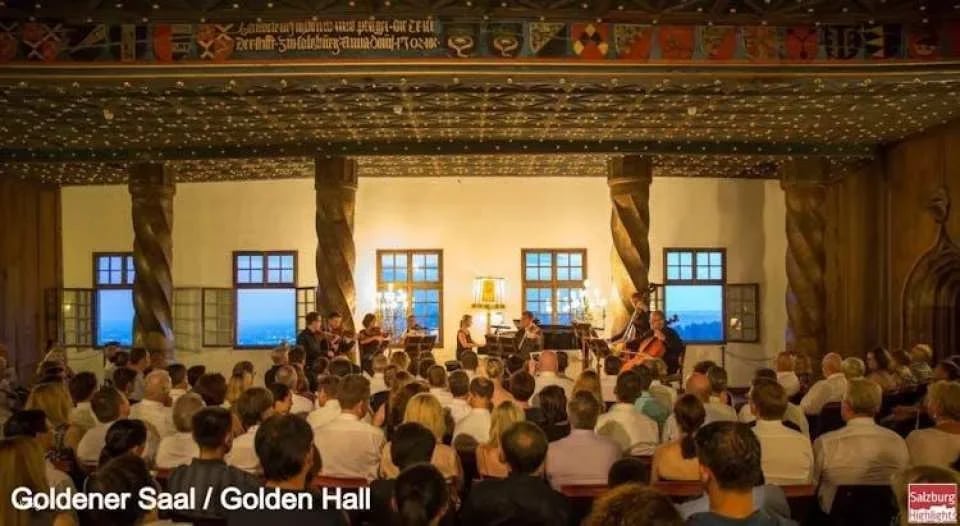 Best of Mozart concert at the fortress in Salzburg