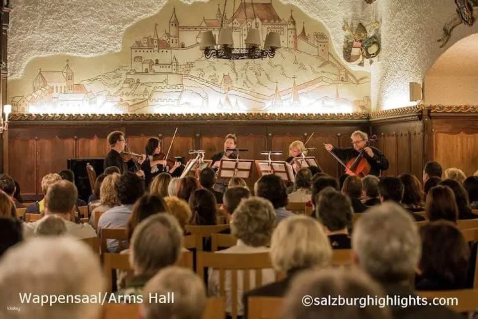 Best of Mozart concert at the fortress in Salzburg