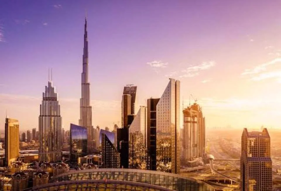 Polish tour of Dubai by night from Dubai with dinner cruise in Marina