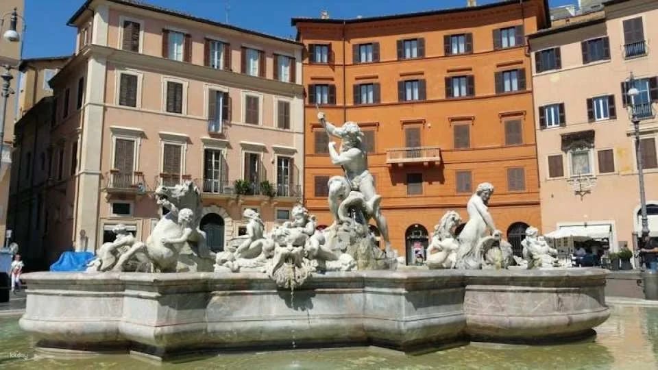 Rome's underground and piazzas guided walking tour