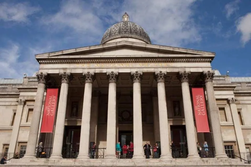 Guided children's art tour at the National Gallery of London
