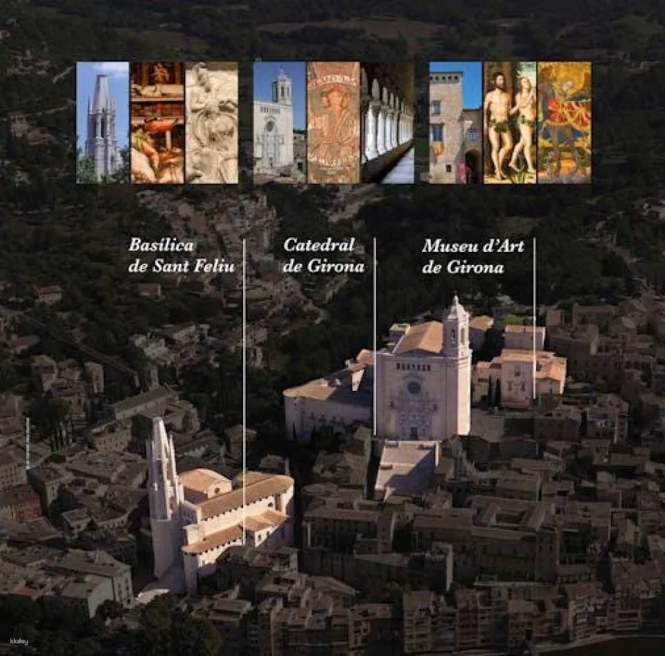 Combo ticket to Girona Art Museum, Sant Feliu Basilica, and Girona Cathedral