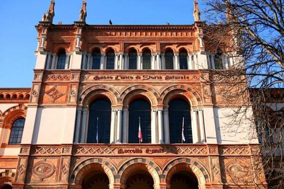Milan Natural History Museum entry ticket with audio guide