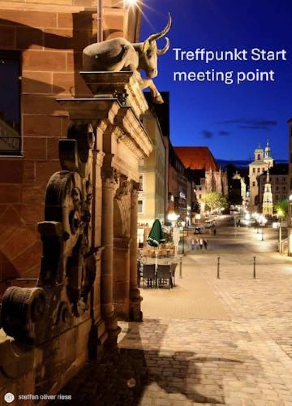 Nuremberg guided Old Town tour in the evening light