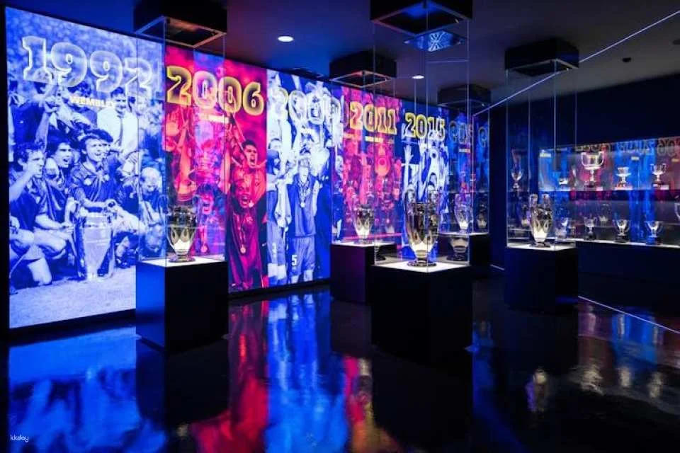Flexible time tickets for the FC Barcelona Museum with audio guide