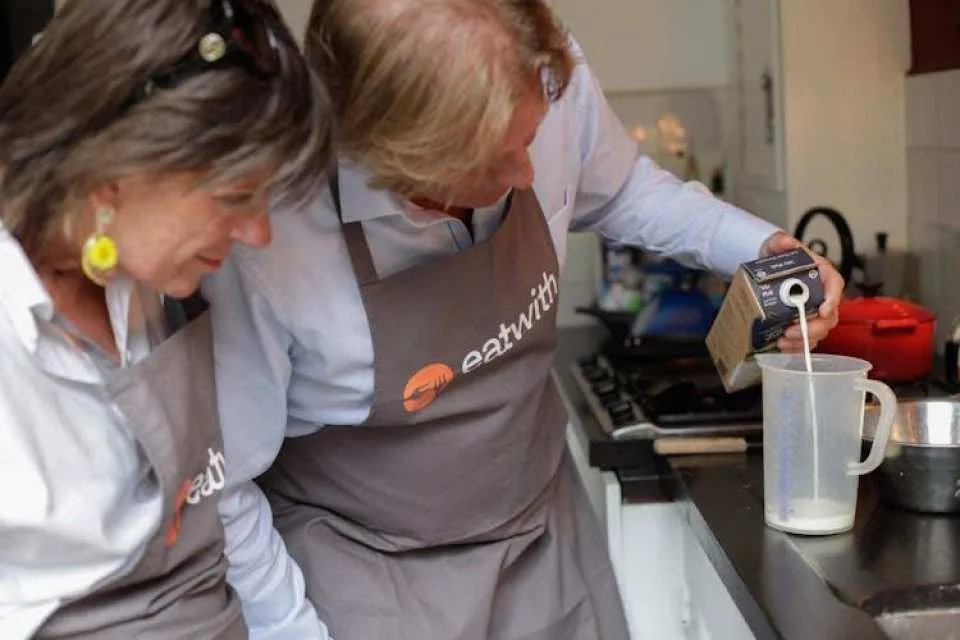 Dutch Pancake Cooking Class and Lunch in an Amsterdam Canal House