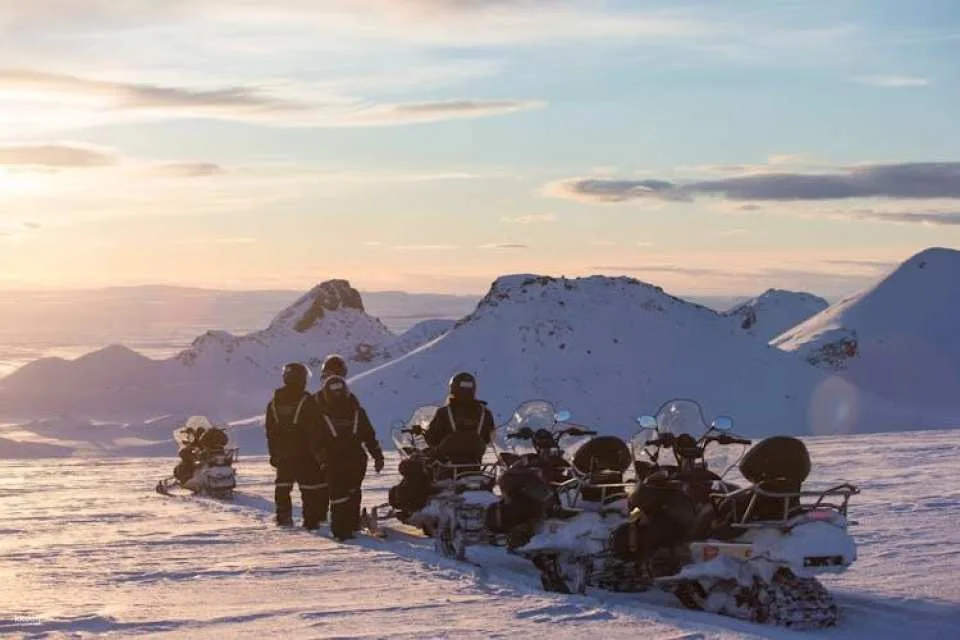 Langjökull snowmobile safari