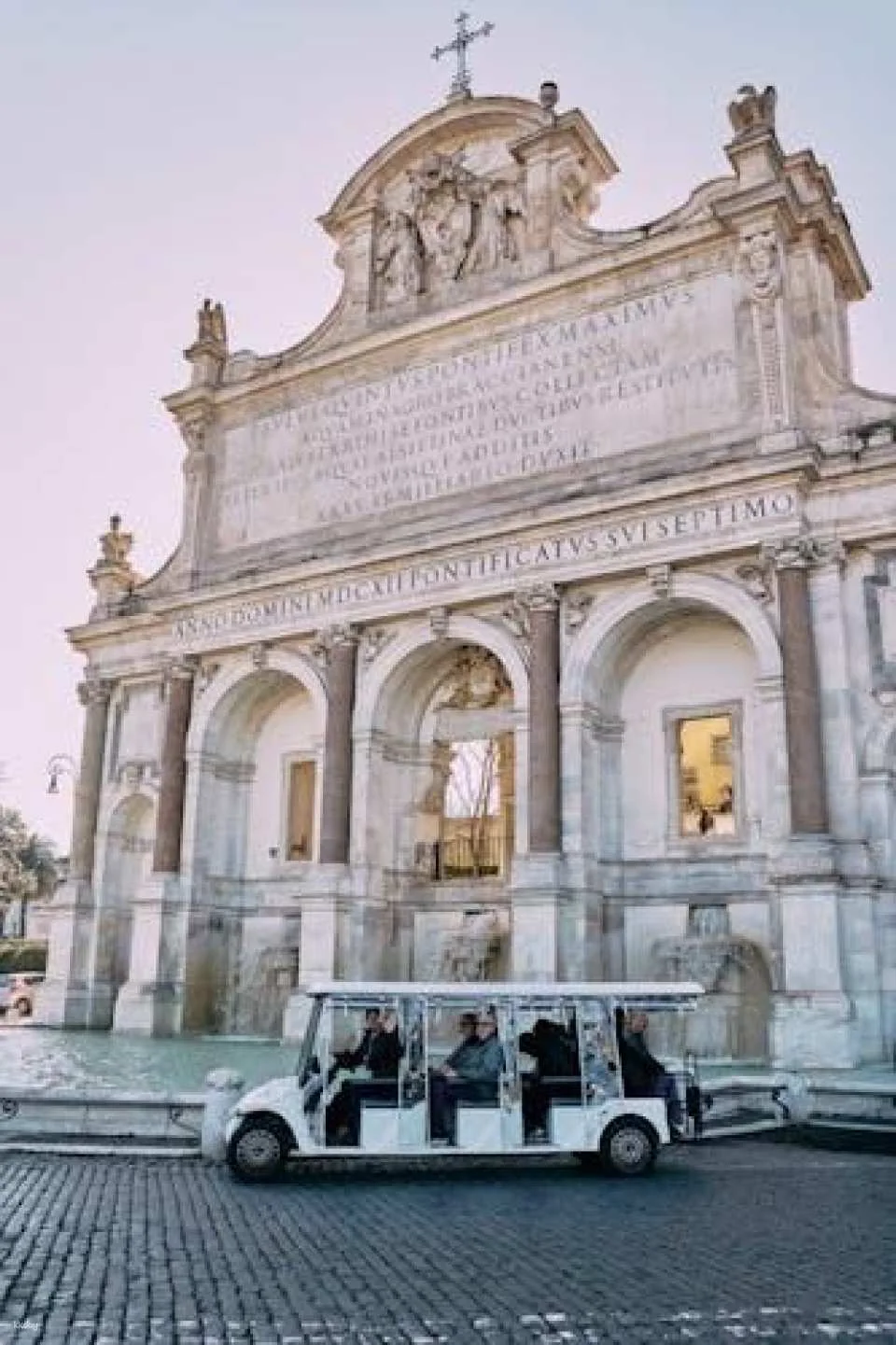 Rome main attractions exclusive golf cart tour