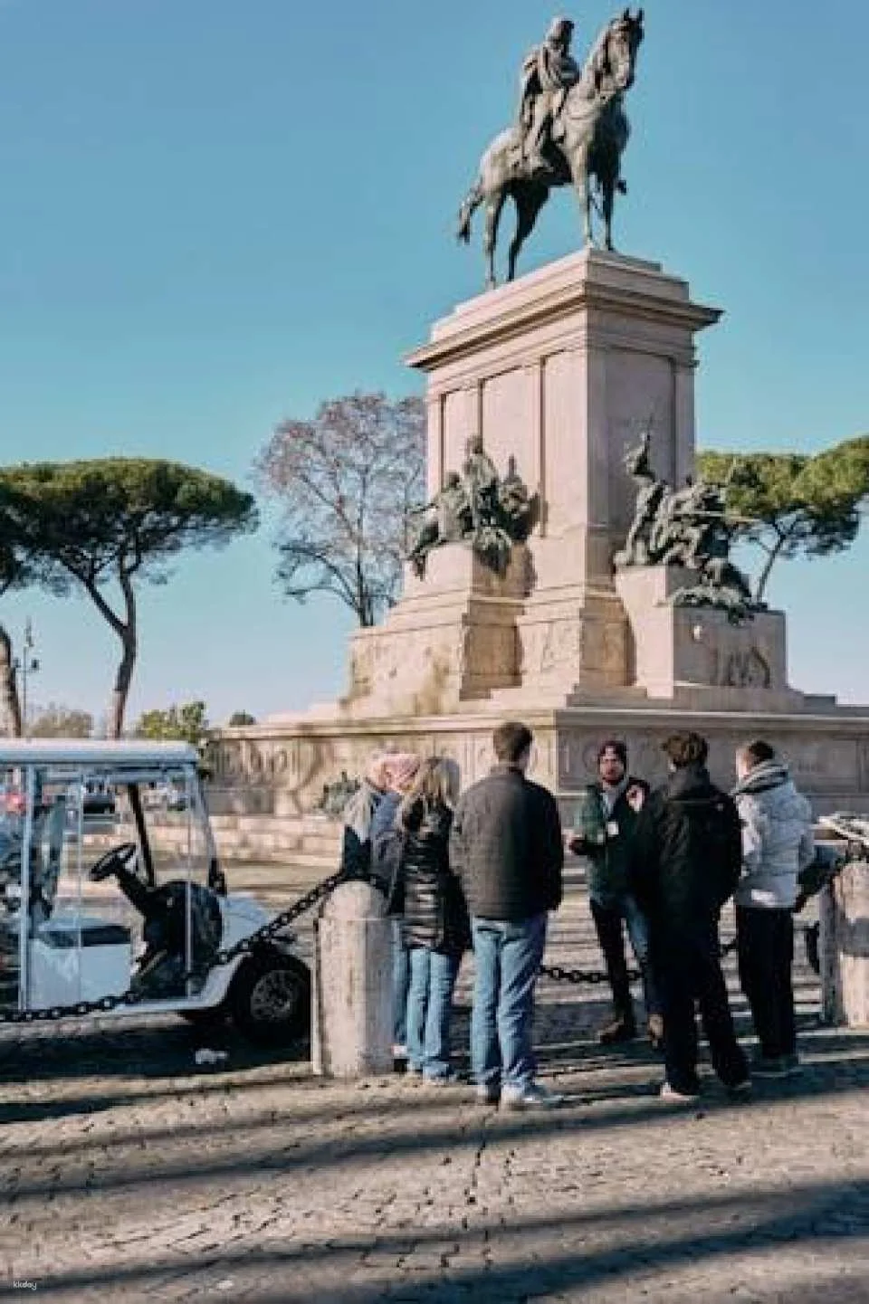 Rome main attractions exclusive golf cart tour