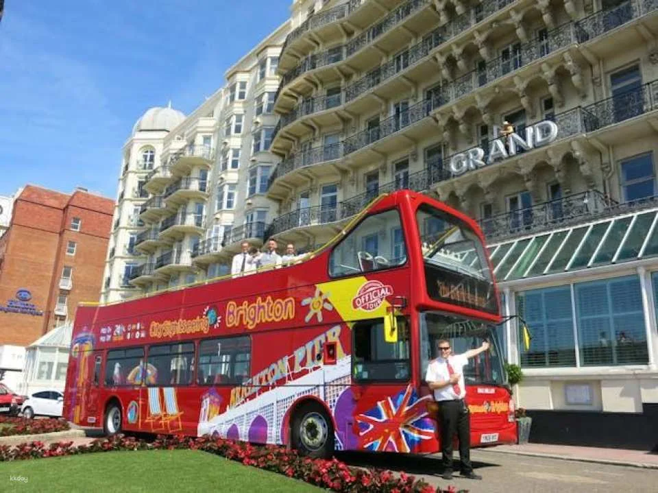 City Sightseeing hop-on hop-off bus tour of Brighton