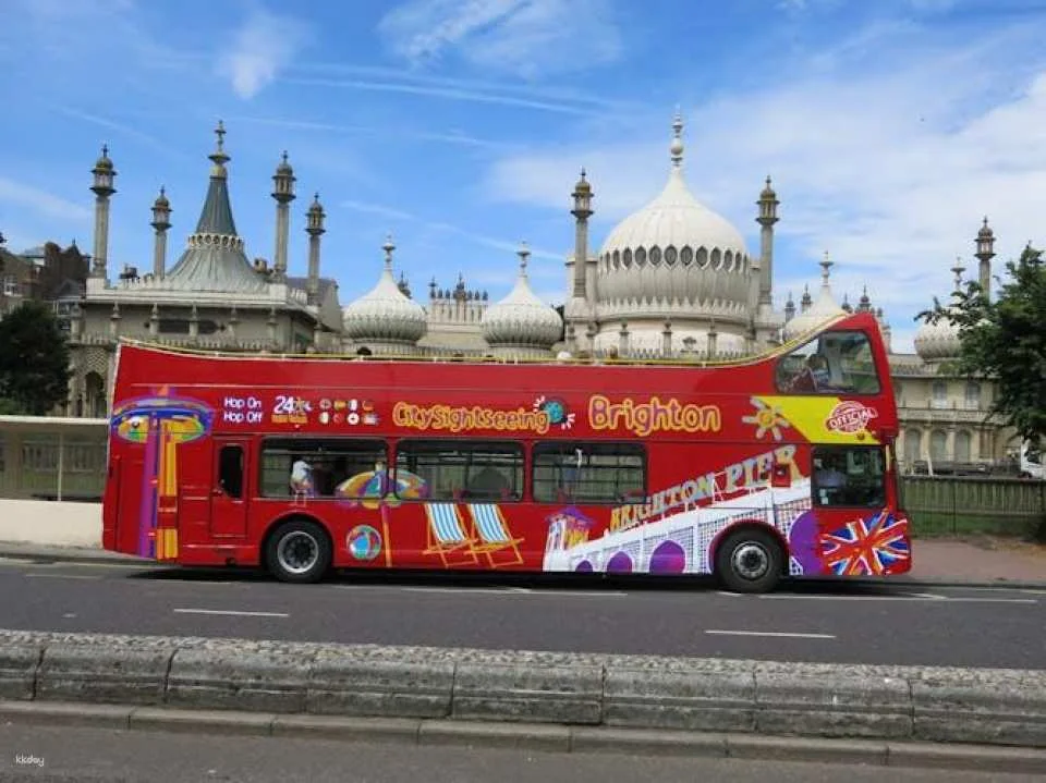 City Sightseeing hop-on hop-off bus tour of Brighton
