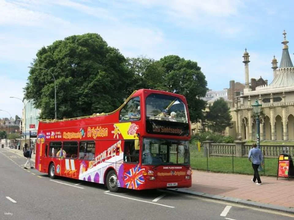City Sightseeing hop-on hop-off bus tour of Brighton