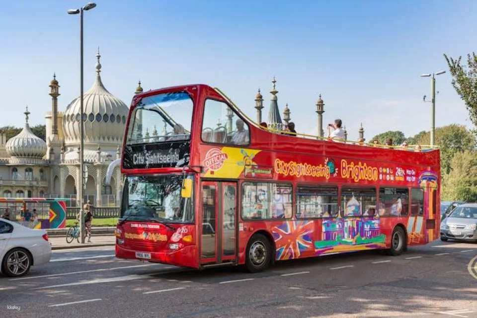 City Sightseeing hop-on hop-off bus tour of Brighton