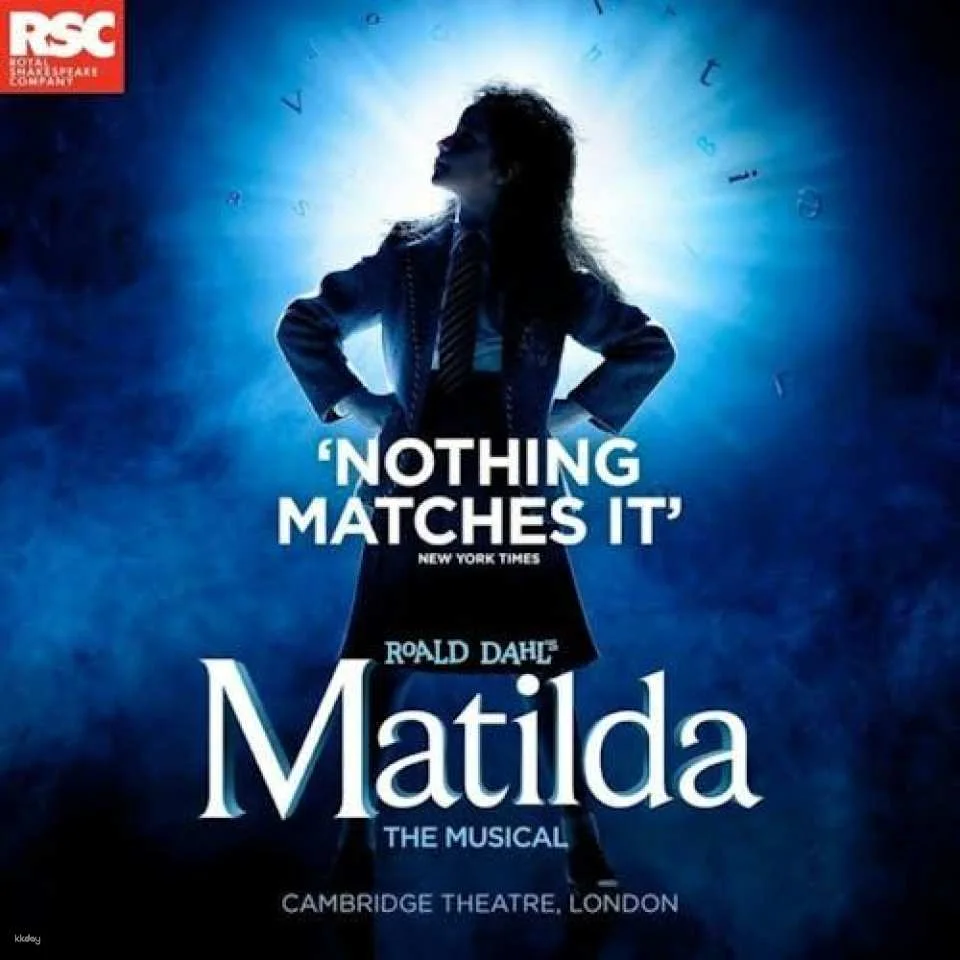 Matilda the Musical tickets with two-course pre-theatre dinner