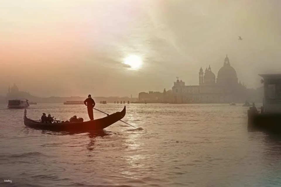 Gondola ride near St Mark’s Square with optional islands tour