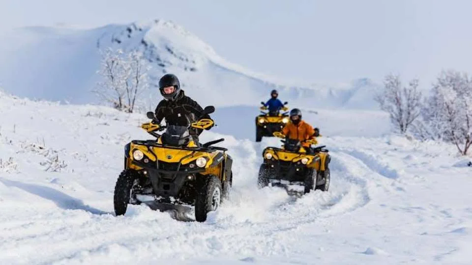 Quad biking