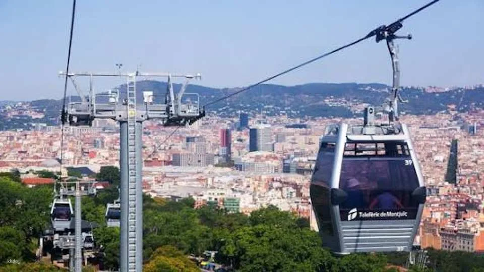 Montjuïc Cable Car tickets with self-guided audio tour