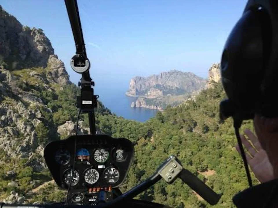 30-minute helicopter tour over Mallorca
