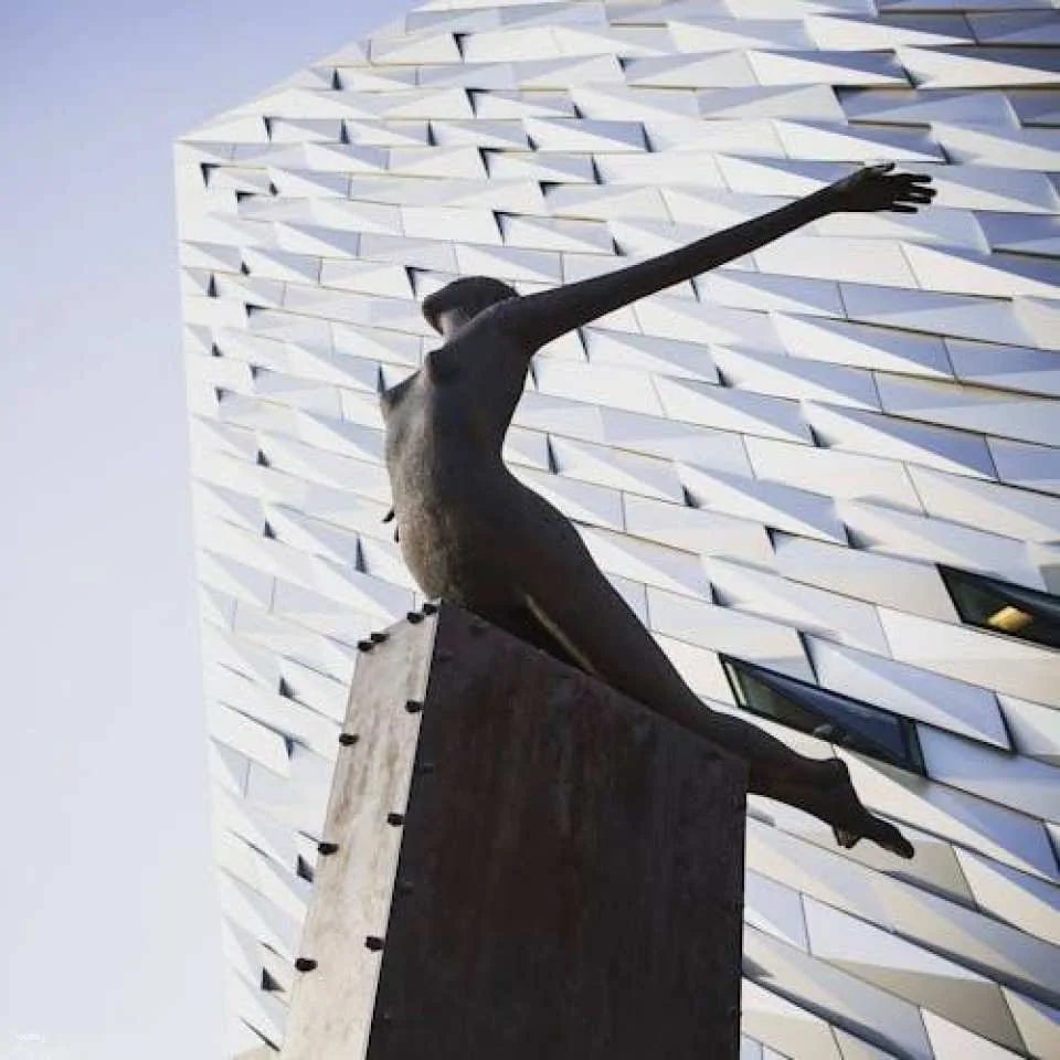 Exploring Belfast's Titanic Quarter on a self-guided audio tour
