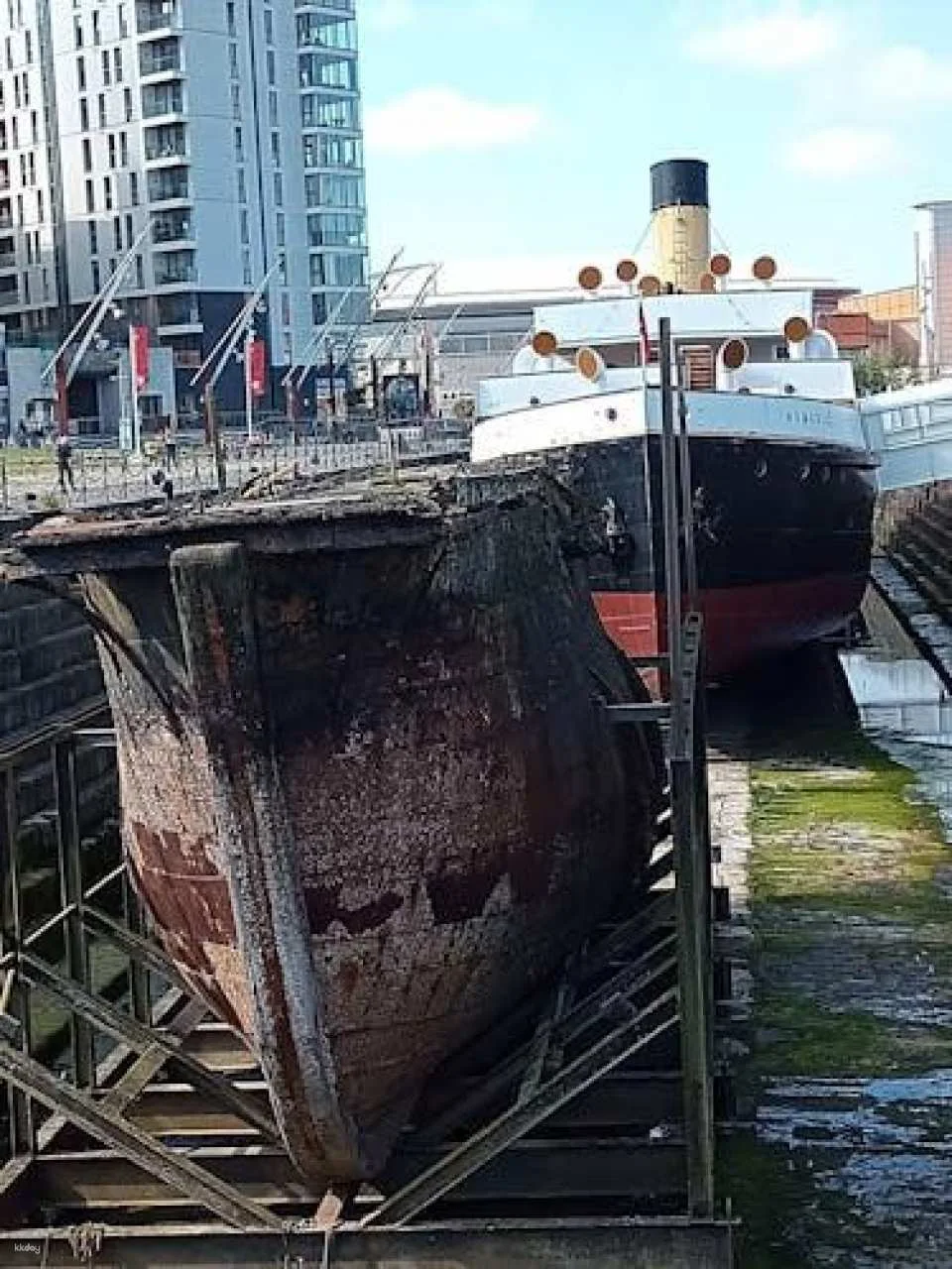 Exploring Belfast's Titanic Quarter on a self-guided audio tour