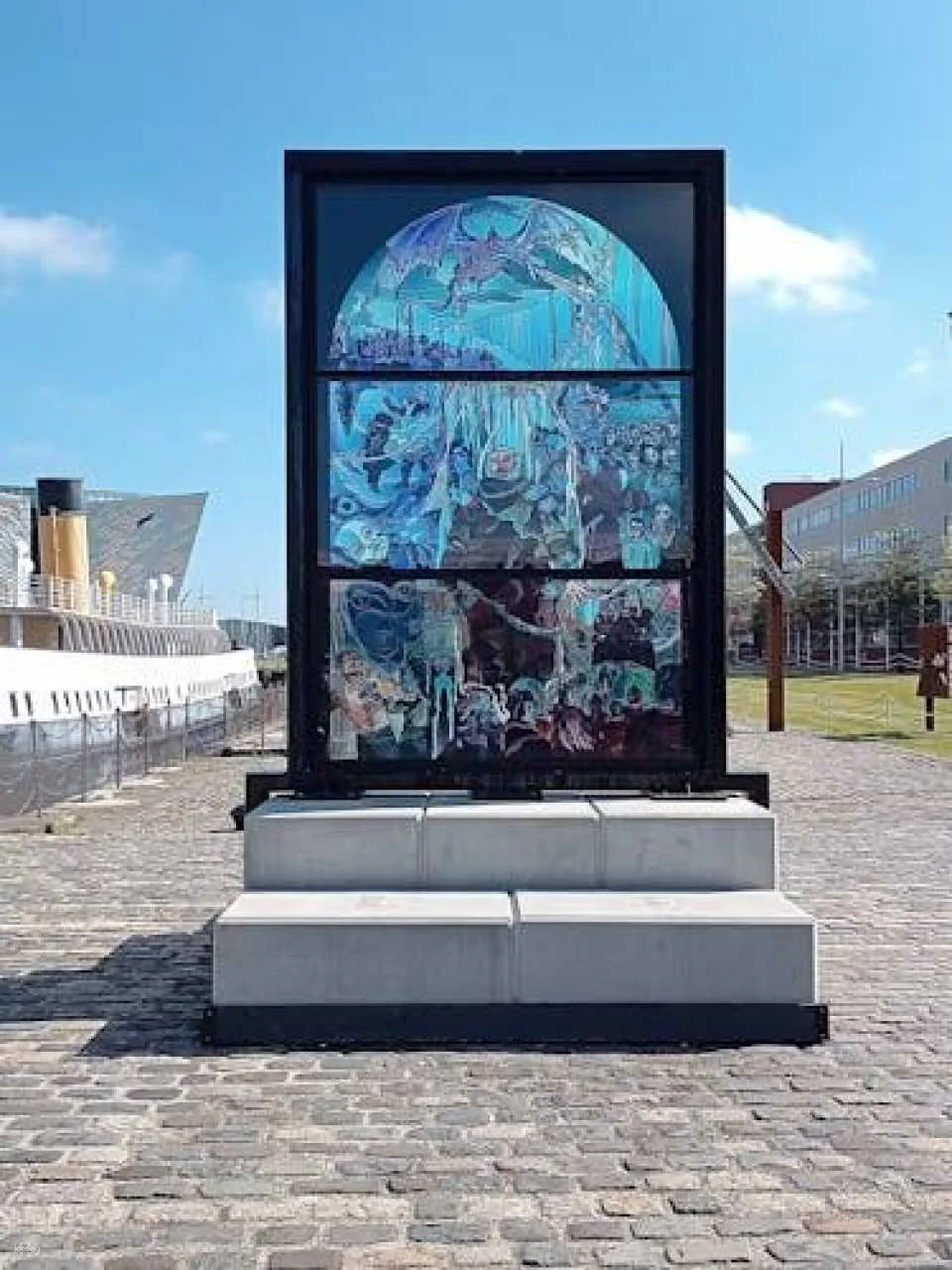 Exploring Belfast's Titanic Quarter on a self-guided audio tour