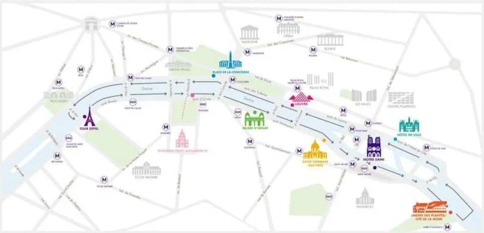 Batobus self-guided audio tour in Paris