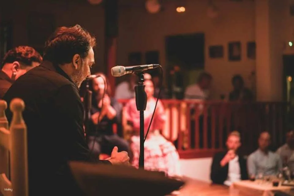 Flamenco show with gourmet Spanish dinner and entry to Poble Espanyol