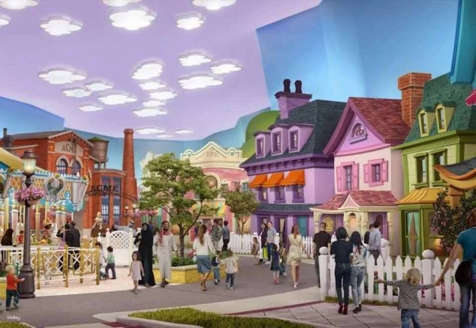 Abu Dhabi city and Warner Bros. from Abu Dhabi
