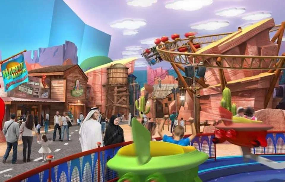 Abu Dhabi city and Warner Bros. from Abu Dhabi